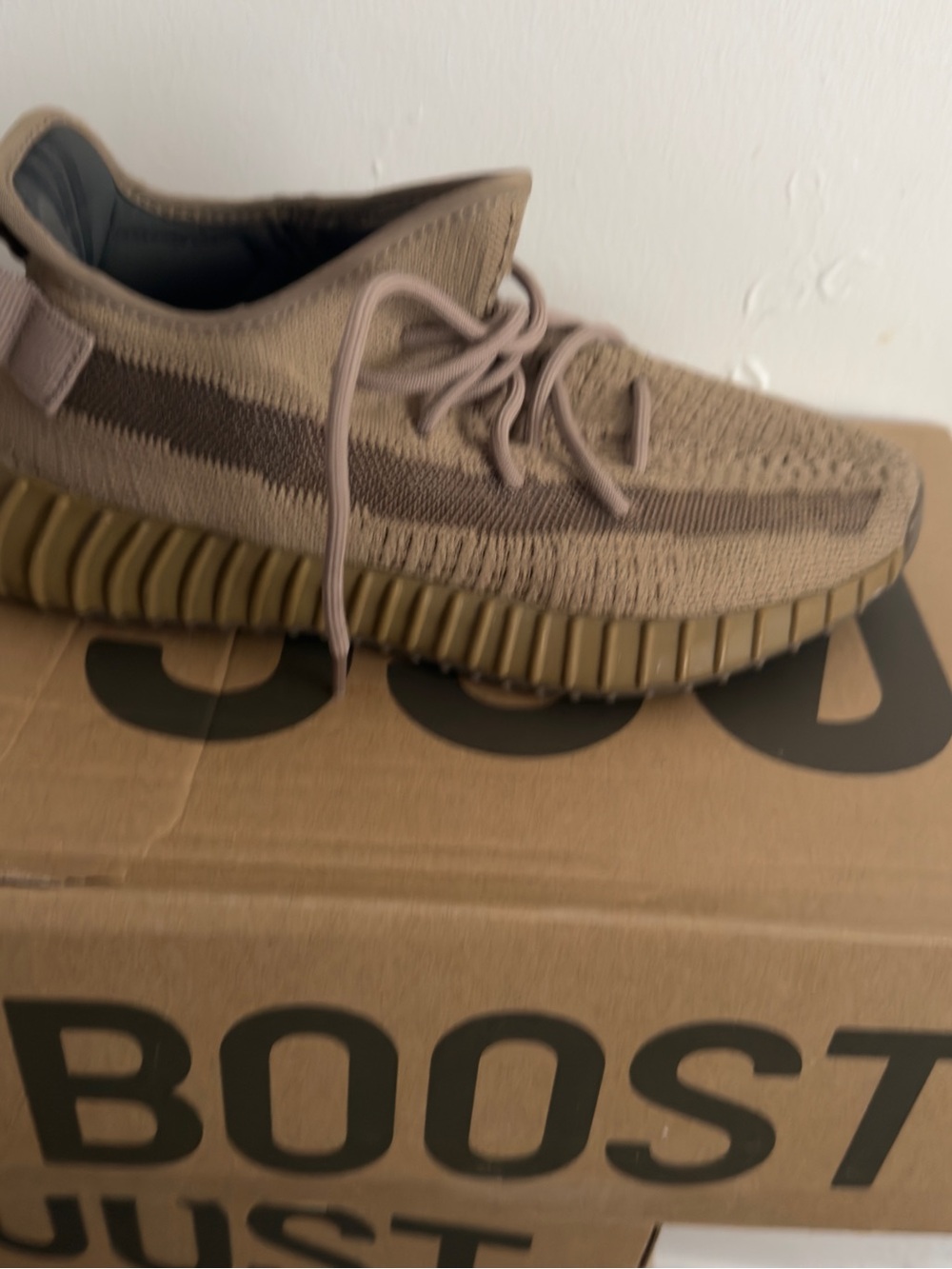 Yeezy’s Men's Knit Low-Top Sneaker in Taupe